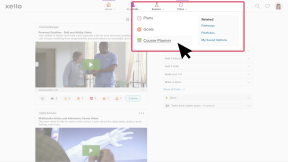 Student dashboard in Xello. The top menu dropdown called Plans is open and the cursor is highlighting Course Planner